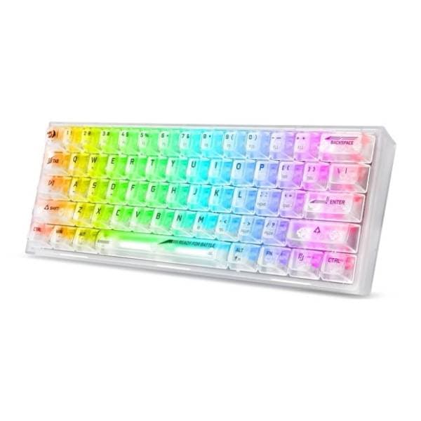 REDRAGON tastatura Fizz K617 RGB bela 1