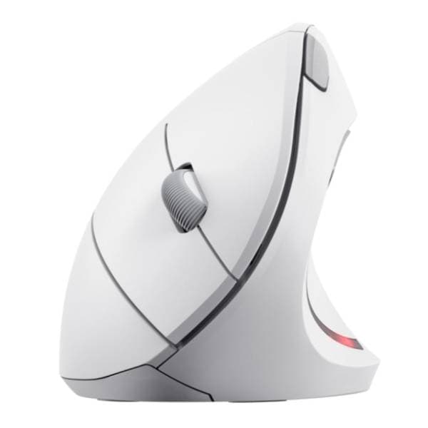 TRUST vertikalni bežični miš VERTO Ergo beli (25132) 1
