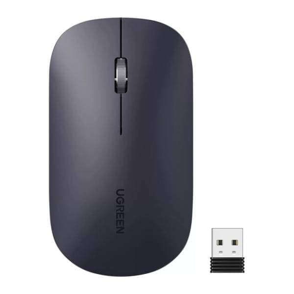 UGREEN bežični miš MU001 sivi 0