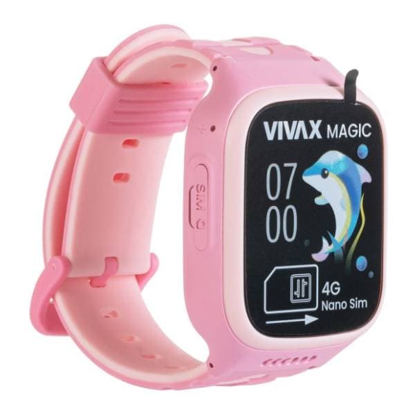 VIVAX Kids 4G Magic pink pametni sat za decu 2