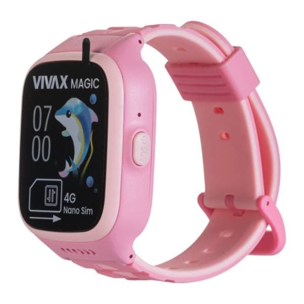 VIVAX Kids 4G Magic pink pametni sat za decu 0
