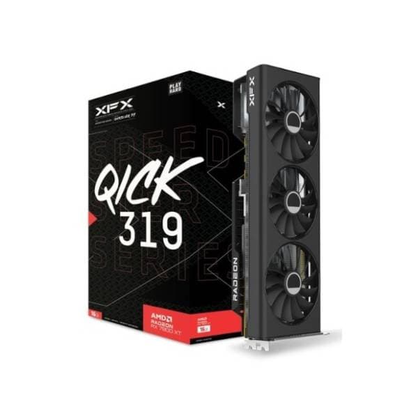 XFX AMD Radeon RX 7800 XT Speedster QICK 319 Core Edition 16GB GDDR6 256-bit grafička kartica 0