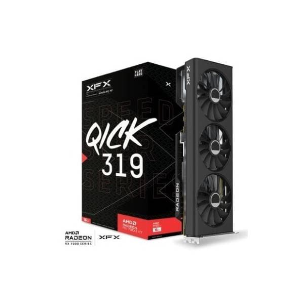XFX AMD Radeon RX 7800 XT Speedster QICK 319 Core Edition 16GB GDDR6 256-bit grafička kartica 6
