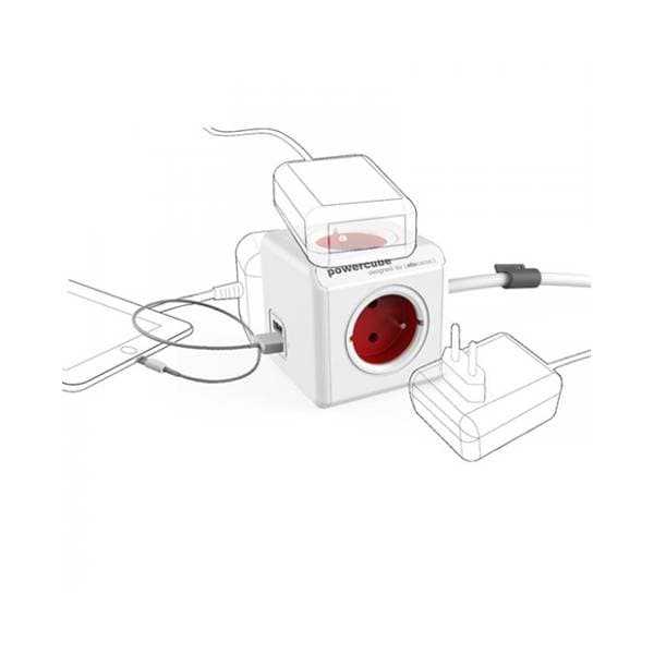 ALLOCACOC produžni kabl PowerCube Extended 1402RD/DEEUPC 1