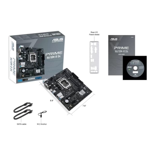 ASUS PRIME H610M-R D4 matična ploča 8