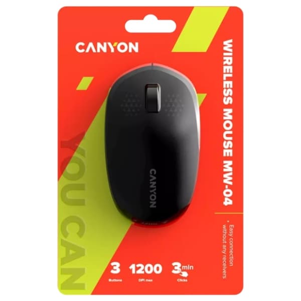 CANYON bežični miš MW-04 (CNS-CMSW04B) crni 5