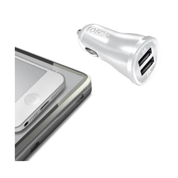 CELLY auto punjač 2x USB-A 10W 1