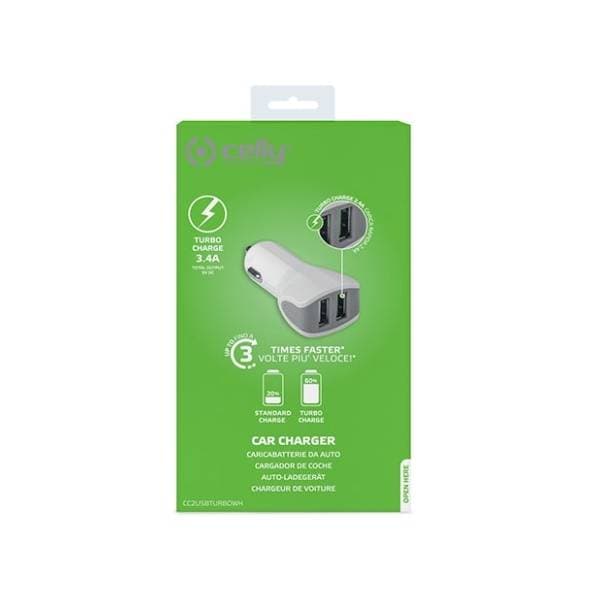 CELLY auto punjač 2xUSB 2