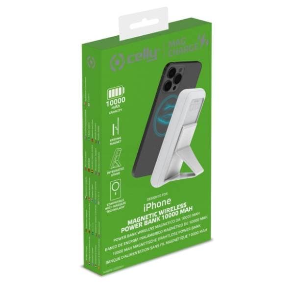 CELLY bežični power bank MagSafe 10000mAh MAGPB10000WH 3
