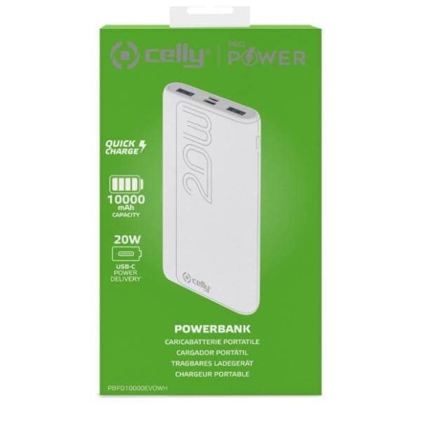 CELLY power bank PBPD10000EVO 10000mAh 2
