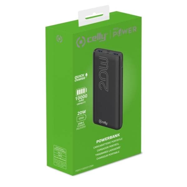 CELLY power bank PBPD10000EVO 10000mAh crni 2