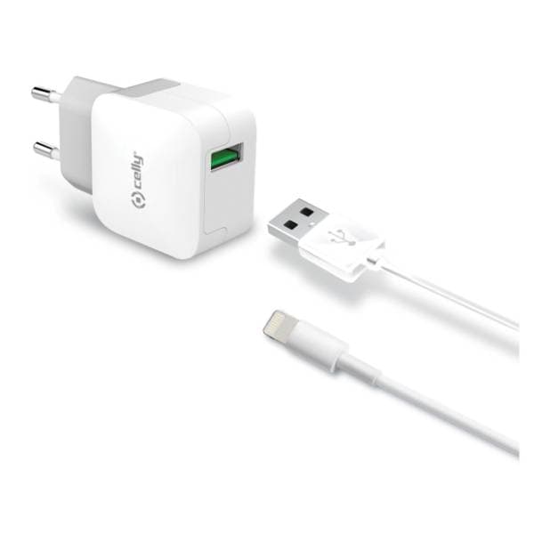 CELLY punjač iPhone USB Home 0