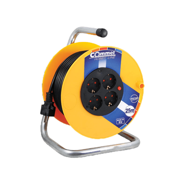 COMMEL produžni kabl sa motalicom H05VV-F 3G1.5 - C0955 25m 0