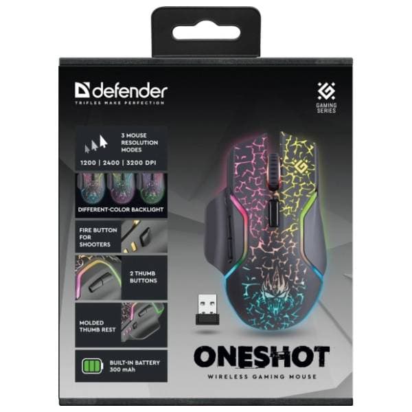 DEFENDER bežični miš Oneshot GM-067 6