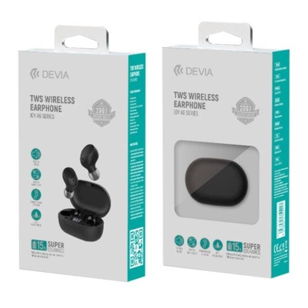 DEVIA slušalice Joy A6 TWS bele 3