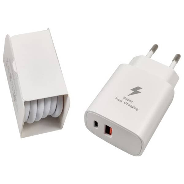 GEMBIRD punjač USB+Type C 25W DC 5V/3A ili 9V/2 77A 1