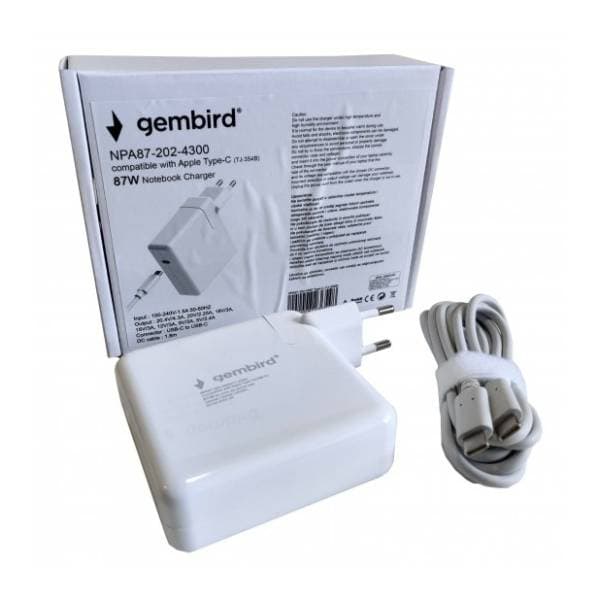 GEMBIRD punjač za Macbook NPA87-202-4300 87W 1