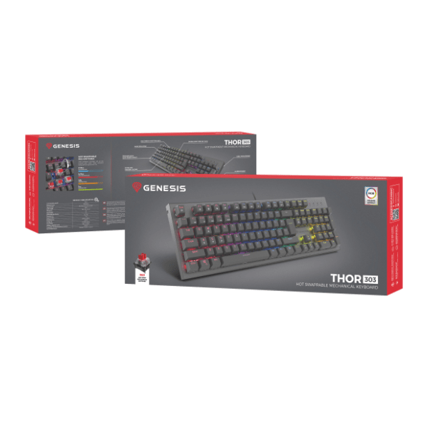 GENESIS tastatura Thor 303 crna 7