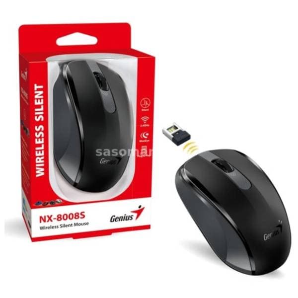 GENIUS bežični miš NX-8008S crni 2