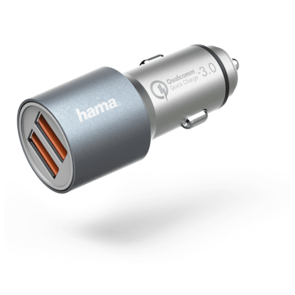 HAMA auto punjač 173654 Quick 2xUSB 6A 1