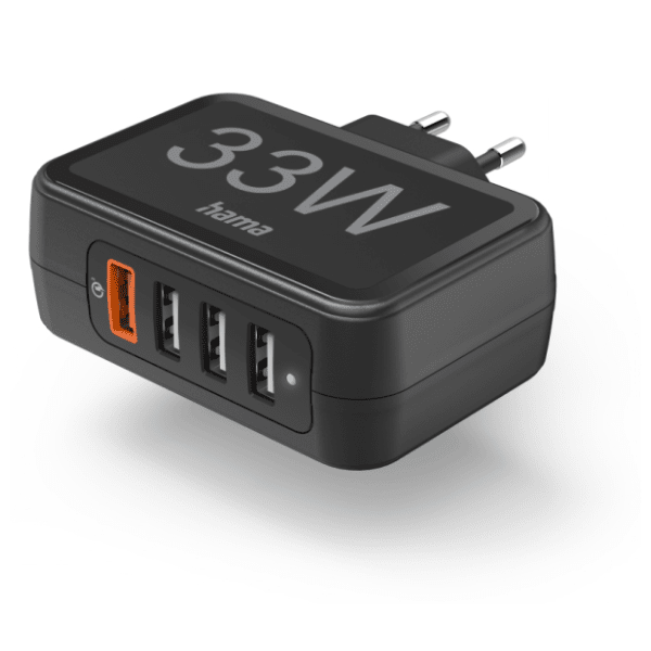 HAMA stanica za punjenje 33W (1xQC3.0/ 3xUSB-A) 0