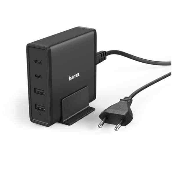 HAMA stanica za punjenje 65W (2xPD USB-C 2xUSB-A) 183376 1