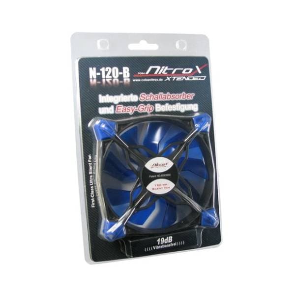 Inter-Tech N-120-B plavi ventilator za PC 2