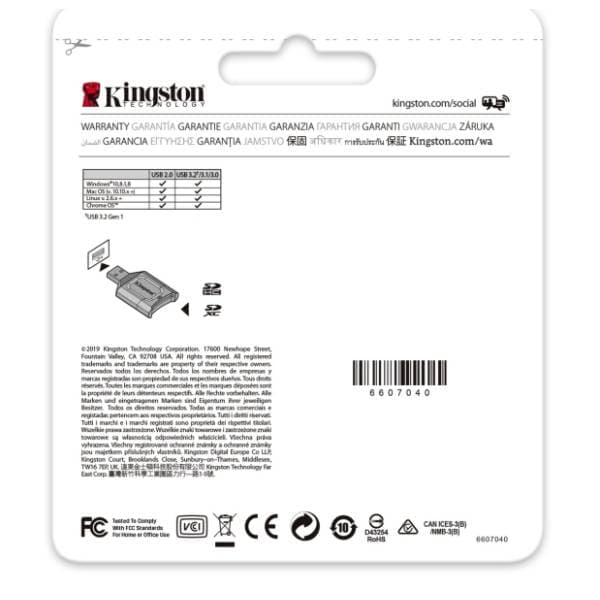 KINGSTON MobileLite Plus SD čitač kartica 4