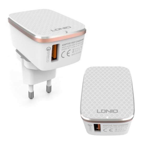 LDNIO punjač A1204Q QC3.0 USB sa Tip C kablom 1