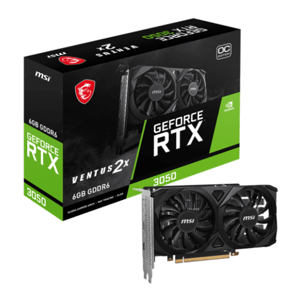 MSI nVidia GeForce RTX 3050 VENTUS 2X OC 6GB GDDR6 96-bit grafička kartica 0