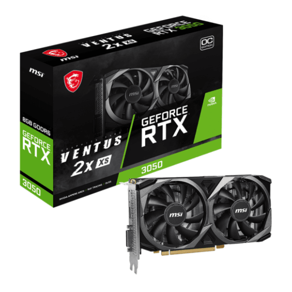 MSI nVidia GeForce RTX 3050 VENTUS 2X XS OC 8GB GDDR6 128-bit grafička kartica 0