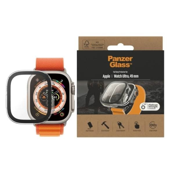 PanzerGlass zaštitno staklo za Apple Watch Ultra 49mm 2