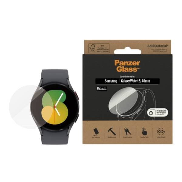 PanzerGlass zaštitno staklo za Samsung Watch 5 40mm 1