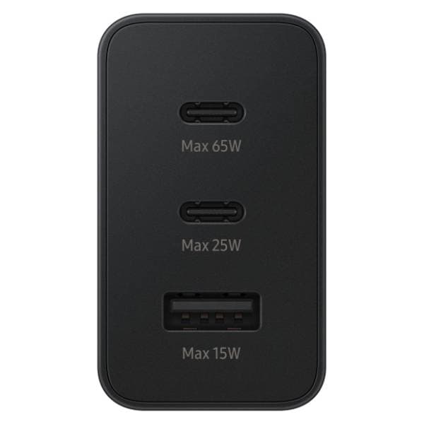 SAMSUNG adapter Trio 65W 2xTip-C + USB-A EP-T6530-NBE 2