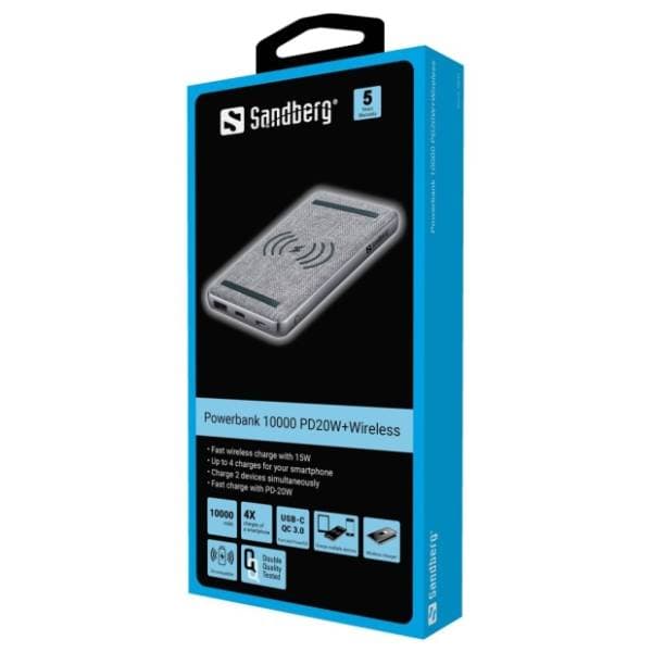 SANDBERG bežični power bank 420-61 10000mAh 1
