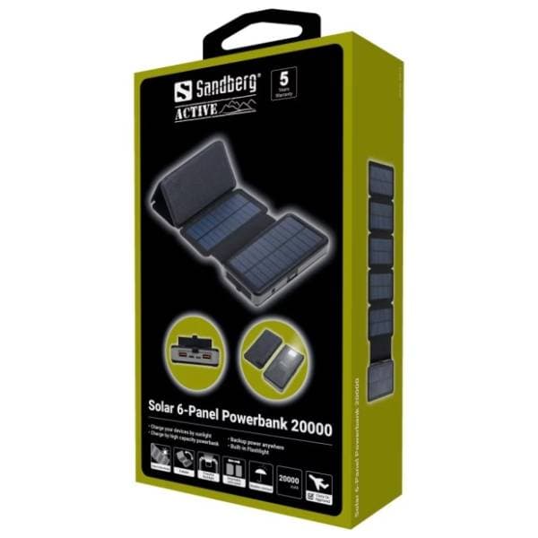 SANDBERG solarni power bank 420-73 20000mAh 5