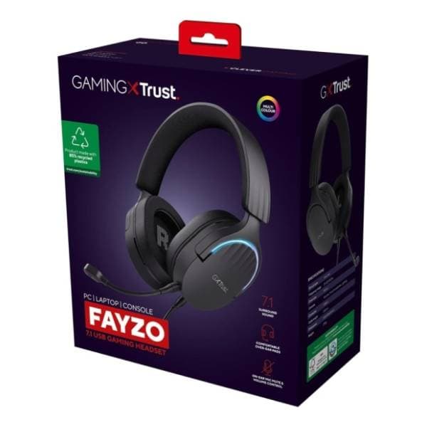 TRUST slušalice GXT 490 Fayzo USB crne 6