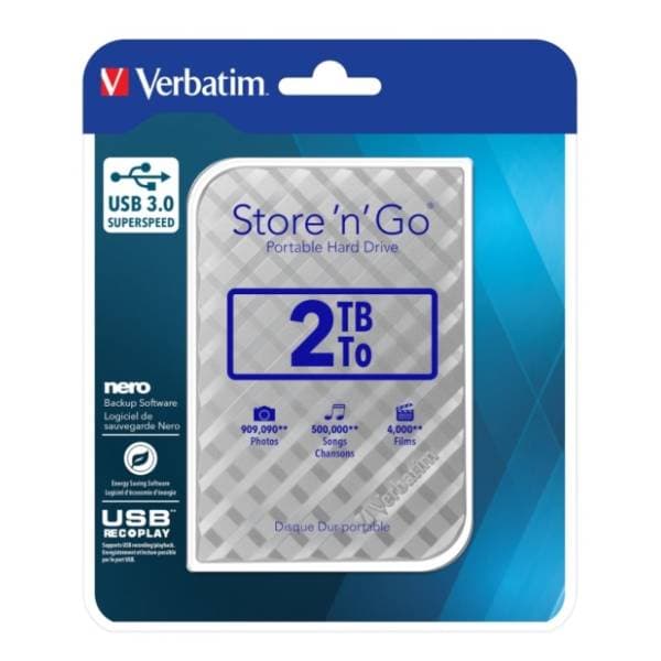 VERBATIM eksterni HDD 2TB 53198 2