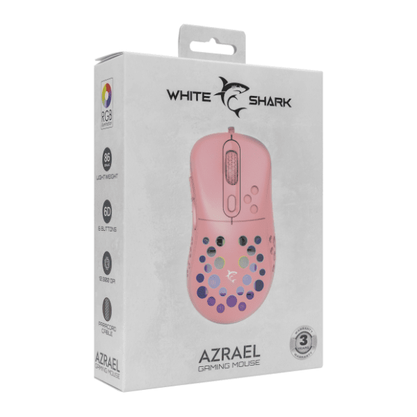 WHITE SHARK miš GM 5013 Azrael roze 6