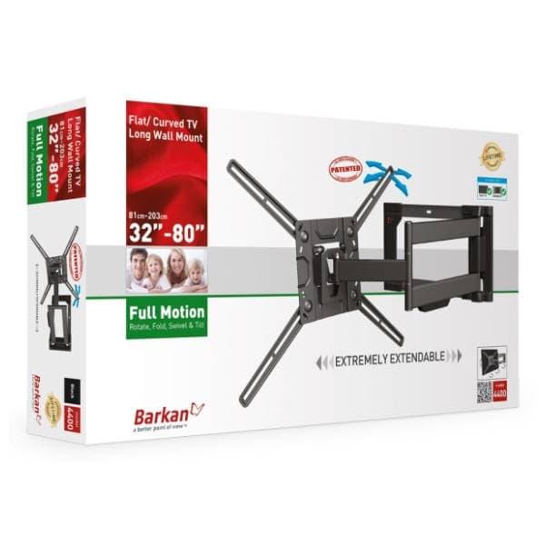 Zidni nosač za TV BARKAN LCD 4400.B 1