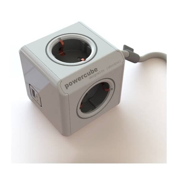 ALLOCACOC produžni kabl PowerCube Extended USB 4xSchuko + dual USB, 1.5m 3