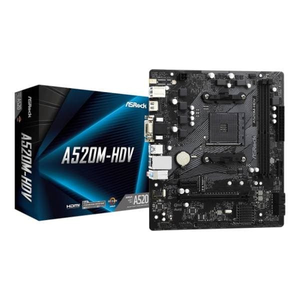 ASRock A520M-HDV matična ploča 0