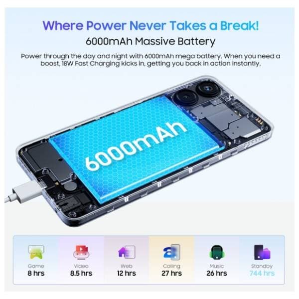 BLACKVIEW Color 8 8/128GB Black 10