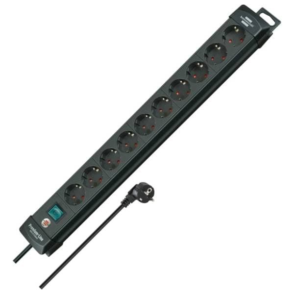 BRENNENSTUHL produžni kabl sa 10 mesta 3m 1.5mm2 + prekidač 6110010 0