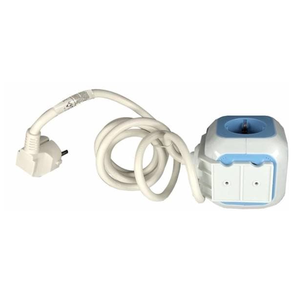 COMMEL produžni kabl sa 4 utičnice i 2 USB-a, 1.4m 1