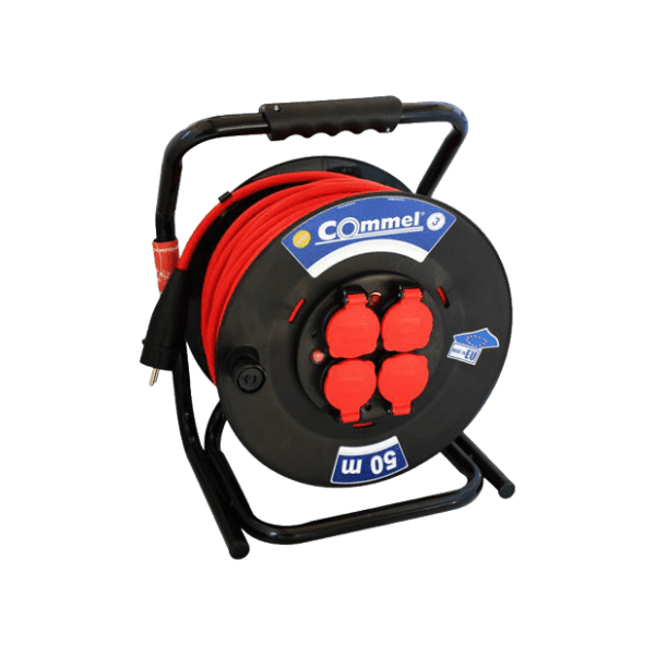 COMMEL produžni kabl sa motalicom Heavy Dute Line H05VV-F 3G2,5 C0912 50m 0