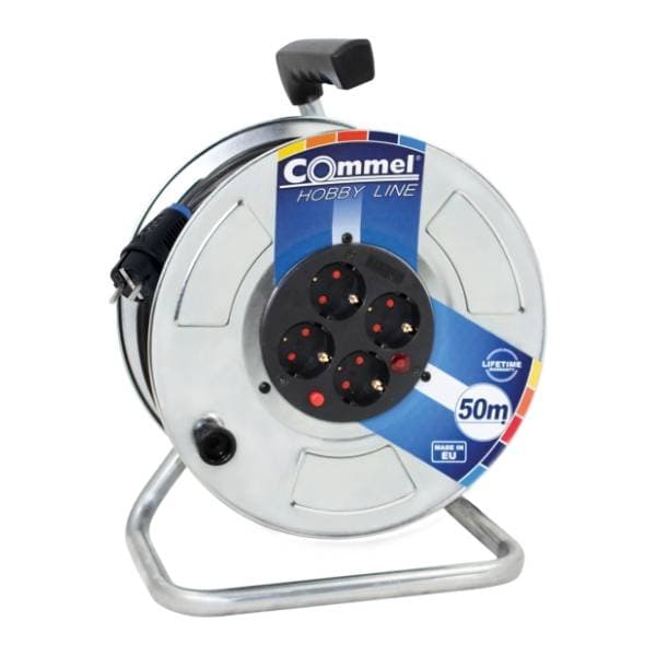 COMMEL produžni kabl sa motalicom Hobby Line H05VV-F 3G1.5 - C0907 50m 0