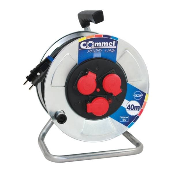 COMMEL produžni kabl sa motalicom Profi Line H05RR-F 3G2.5 - C0930 40m 0