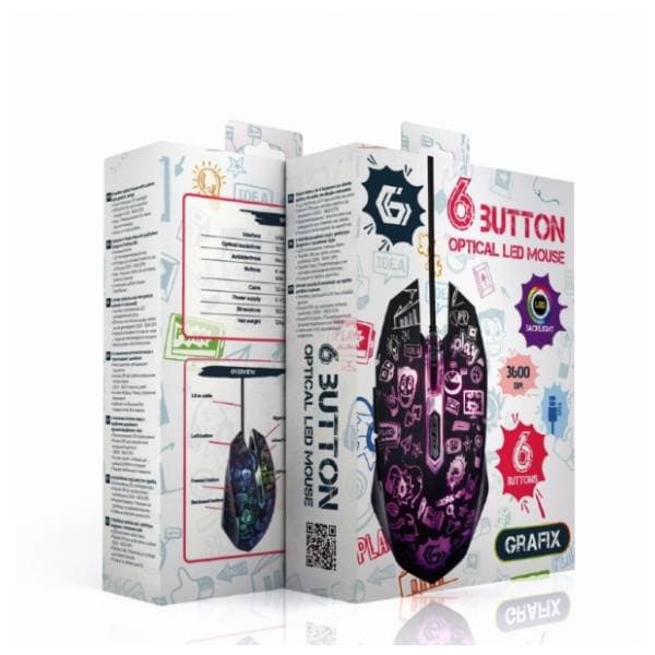 GEMBIRD miš MUSW-6B-Grafix-01 7