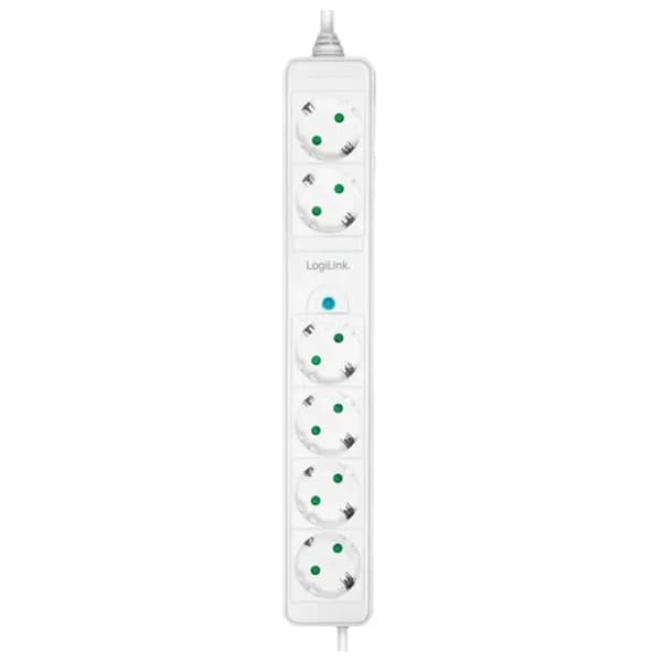 LOGILINK produžni kabl 6 mesta, nožni prekidač, 1,5m 1
